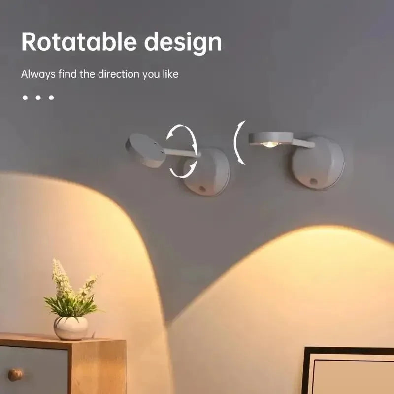Trådlös vägglampa